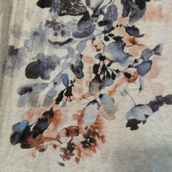 J.Jill M Cotton Long Sleeved Floral Print Pullover Top - Picture 5 of 7